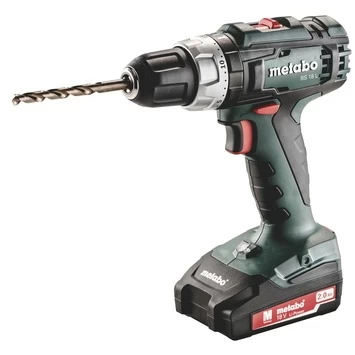 Metabo Accuboormachine BS18L Incl. 2 Accu's 2.0Ah + Lader En Koffer 1 Metabo Accuboormachine BS18L Incl. 2 Accu's 2.0Ah + Lader En Koffer