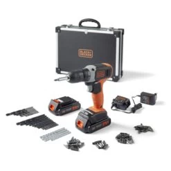 Black & Decker BLACK+DECKER Accuboormachine BCD001C2AFC-QW + 72-delige Accessoireset