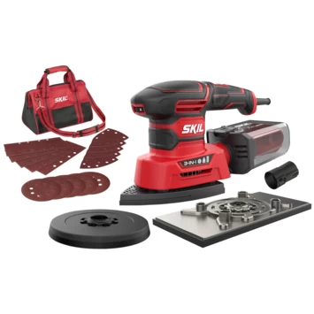 SKIL Multischuurmachine 3-in-1 (vlakschuurmachine, Excentrische Schuurmachine, Delta Schuurmachine) 7280DA 250W 1 SKIL Multischuurmachine 3-in-1 (vlakschuurmachine, Excentrische Schuurmachine, Delta Schuurmachine) 7280DA 250W