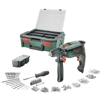 Bosch Klopboormachine UniversalImpact 700 SystemBox, Inclusief 182 Delige Accessoireset 1 Bosch Klopboormachine UniversalImpact 700 SystemBox, Inclusief 182 Delige Accessoireset