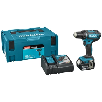 Makita 18V LXT Accuboormachine DDF482RF1J Incl. Accu+snellader In M-BOX2 1 Makita 18V LXT Accuboormachine DDF482RF1J Incl. Accu+snellader In M-BOX2