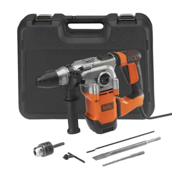 Black & Decker BLACK+DECKER Boorhamer BEHS03K-QS 1250 Watt Pneumatisch 1 Black & Decker BLACK+DECKER Boorhamer BEHS03K-QS 1250 Watt Pneumatisch