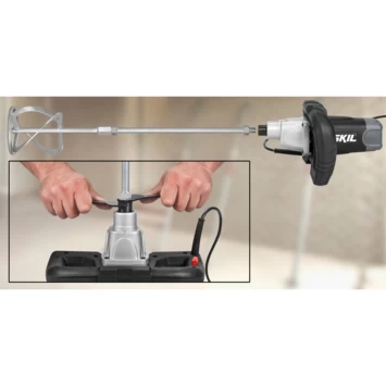 SKIL Beton- & Verfmenger (mixer) Voor O.a. Verf, Lijm, Pleister En Mortel 1016AA Incl. Universele Mengstaaf 4 SKIL Beton- & Verfmenger (mixer) Voor O.a. Verf, Lijm, Pleister En Mortel 1016AA Incl. Universele Mengstaaf - Afbeelding 4