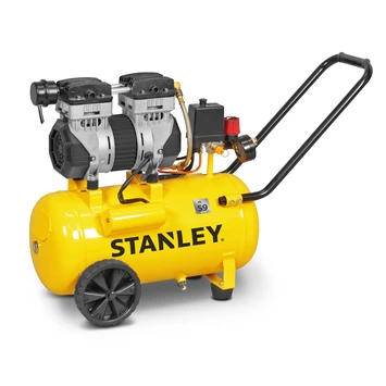 Stanley 24 Liter Silent Compressor - 8 Bar - 59 Db(A) 1 Stanley 24 Liter Silent Compressor - 8 Bar - 59 Db(A)