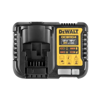 DeWalt 18V XR 2 Accu's 2.0Ah + Acculader / Snellader DCB1104D2-QW 2 DeWalt 18V XR 2 Accu's 2.0Ah + Acculader / Snellader DCB1104D2-QW - Afbeelding 2