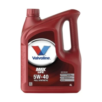Valvoline Maxlife 5W40 4L 1 Valvoline Maxlife 5W40 4L