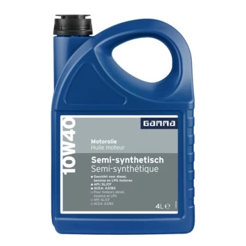 GAMMA Motorolie 10W40 Semi-synthetisch 4 Liter 2 GAMMA Motorolie 10W40 Semi-synthetisch 4 Liter - Afbeelding 2