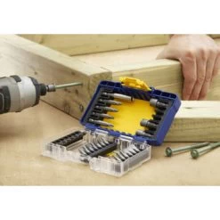 Irwin Schroefbitset Mixed 30-delig. Met Dopsleutels. Inclusief Schroefbithouder. In Tough Case. -Gereedschap Verkoop 123 3656