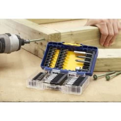 Irwin Schroefbitset Mixed 40-delig. Inclusief Schroefbithouder. In Tough Case. -Gereedschap Verkoop 123 3692