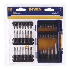 Irwin Schroefbitset Mixed 40-delig. Inclusief Schroefbithouder. In Tough Case. -Gereedschap Verkoop 123 3693