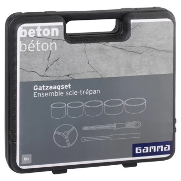 GAMMA Gatzaagset 8-delig 2 GAMMA Gatzaagset 8-delig - Afbeelding 2