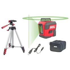 SKIL 360° Kruislijnlaser Groen 30m 1961DA Li-ion – Incl. USB Lader En Statief