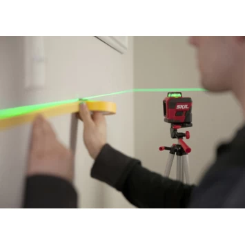 SKIL 360° Kruislijnlaser Groen 30m 1961DA Li-ion – Incl. USB Lader En Statief 4 SKIL 360° Kruislijnlaser Groen 30m 1961DA Li-ion – Incl. USB Lader En Statief - Afbeelding 4