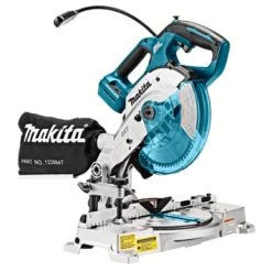 Makita Accu Afkortzaag DLS600RTE + Twee 18V Accu's -Gereedschap Verkoop 123 979